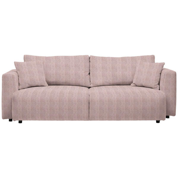 Bild 1 von Mid.you Schlafsofa, Rosa, Textil, 3-Sitzer, Füllung: Schaumstoff, Faserbällchen,Schaumstoff, Faserbällchen, 250x92x105 cm, Oeko-Tex® Standard 100, Stoffauswahl, Schlafen auf Sitzhöhe, Rücken ec