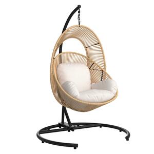 Hängesessel Lupo in Anthrazit/Beige/Ecru, Anthrazit, Beige, Ecru