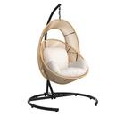 Bild 1 von Hängesessel Lupo in Anthrazit/Beige/Ecru, Anthrazit, Beige, Ecru