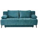 Bild 1 von Ti'me Schlafsofa, Petrol, Textil, 2-Sitzer, Füllung: Hohlfaser,Hohlfaser, 200x90x100 cm, Liegefunktion, Rücken echt, Kinder- & Jugendzimmer, Jugendmöbel, Jugendsofas