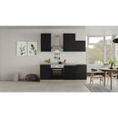 Bild 1 von FlexWell Küchenblock, Schwarz, Eiche, Metall, 1 Schubladen, einmalig seitenverkehrt montierbar, nur wie online abgebildet bestellbar, 220 cm, Made in Germany, links aufbaubar, rechts aufbaubar, Küc