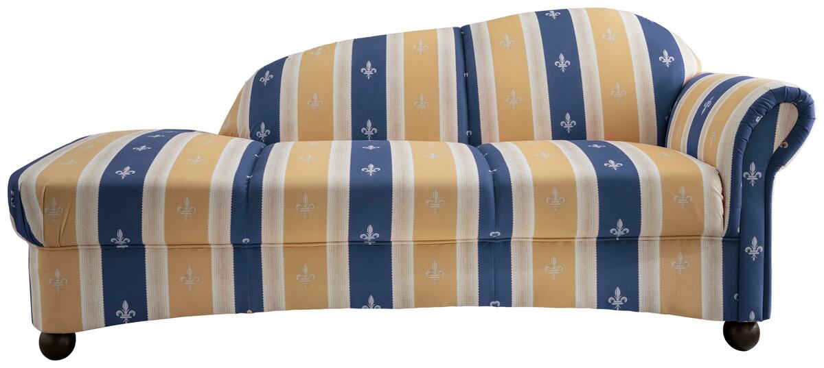 Bild 1 von Ottomane Torello Blau Mikrofaser, Blau