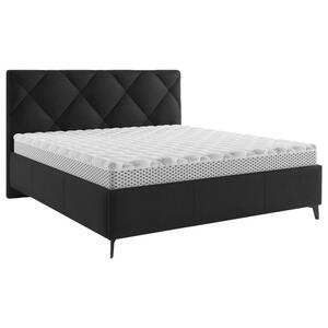 Boxxx Polsterbett, Schwarz, Holz, Metall, Buche, 180x200 cm, Bettkasten, gepolstertes Kopfteil, Stoffauswahl, in verschiedenen Größen erhältlich,alternative erhältlich, Schlafzimmer, Betten, Pols