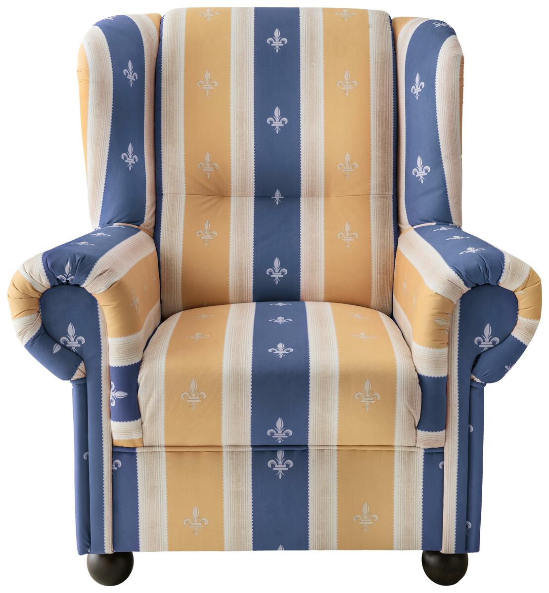 Bild 1 von Ohrensessel Torello Blau Mikrofaser, Blau