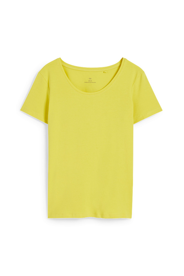 Bild 1 von C&A Basic-T-Shirt, Gelb, Größe: XS