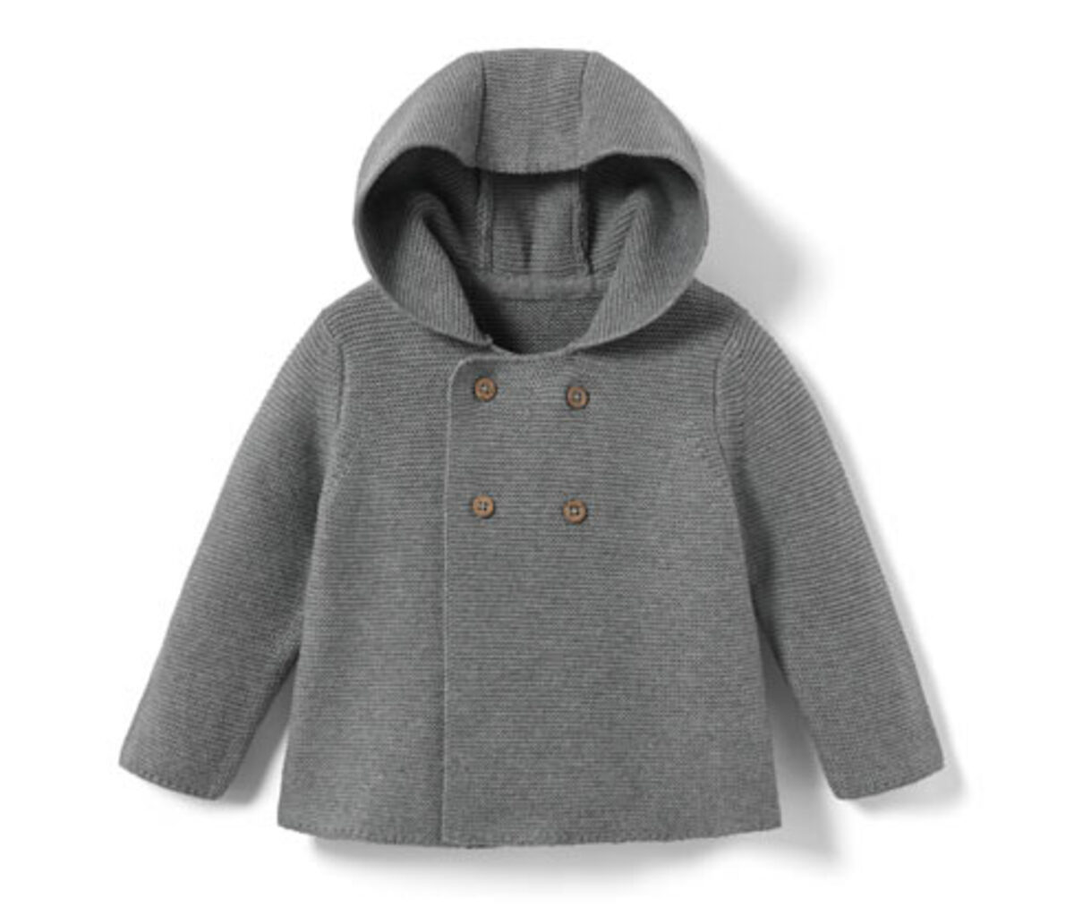 Bild 1 von Baby-Strickjacke, grau meliert