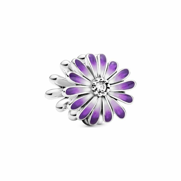 Bild 1 von Pandora Charm Moments Lilafarbenes Gänseblümchen 798775C02