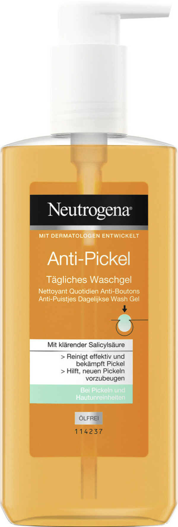 Bild 1 von Neutrogena Anti-Pickel Tägliches Waschgel 200ML