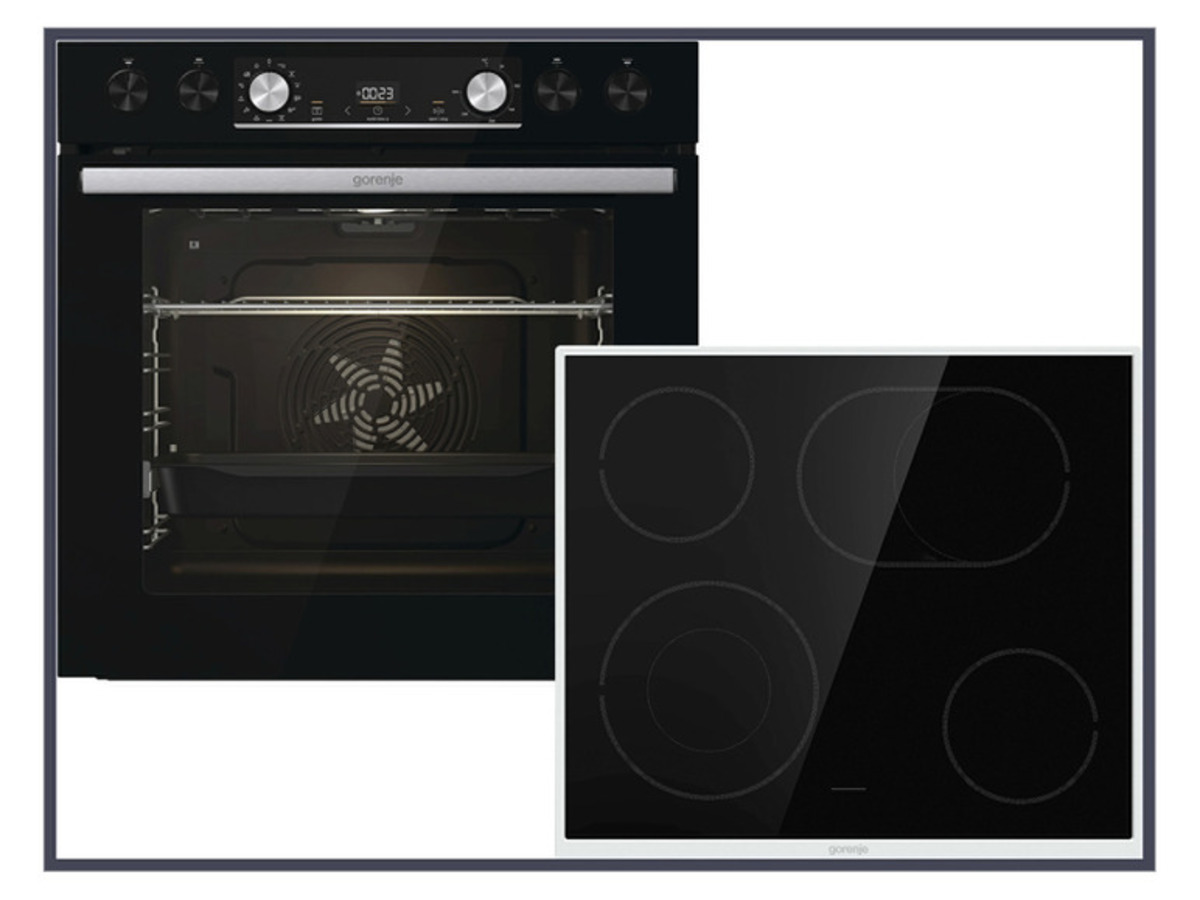 Bild 1 von gorenje EinbauSet Black Set4 Pyrolyse »ECD634X + BCPX6737E05BG«