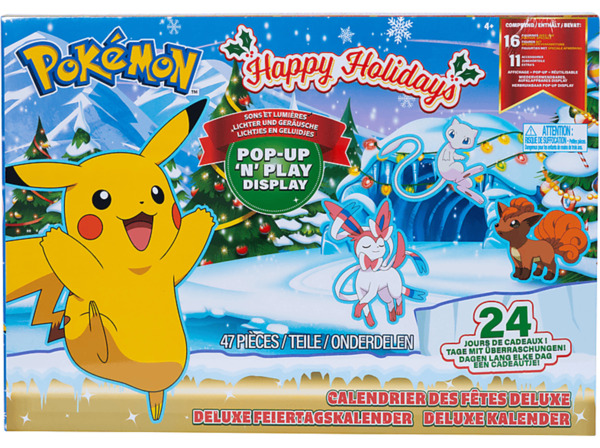 Bild 1 von JAZWARES Pokémon - Deluxe Adventskalender 2022 Spielset, Mehrfarbig