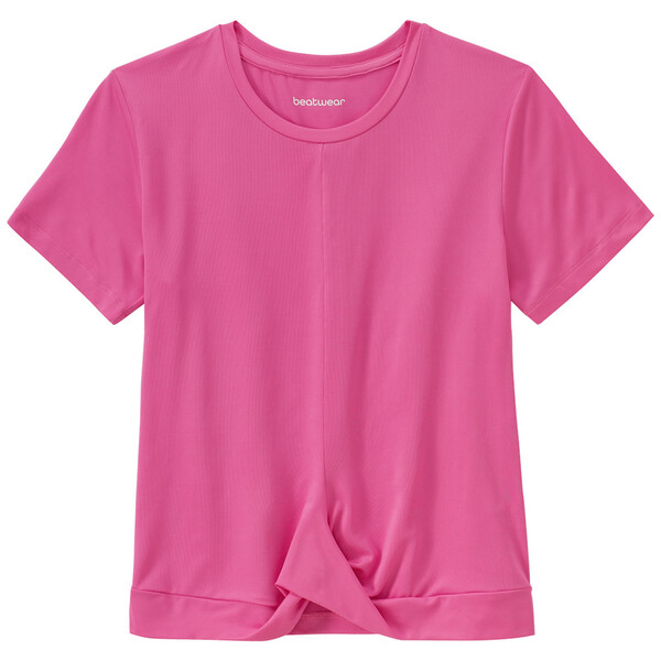 Bild 1 von Mädchen Sport-T-Shirt mit Knotendetail PINK