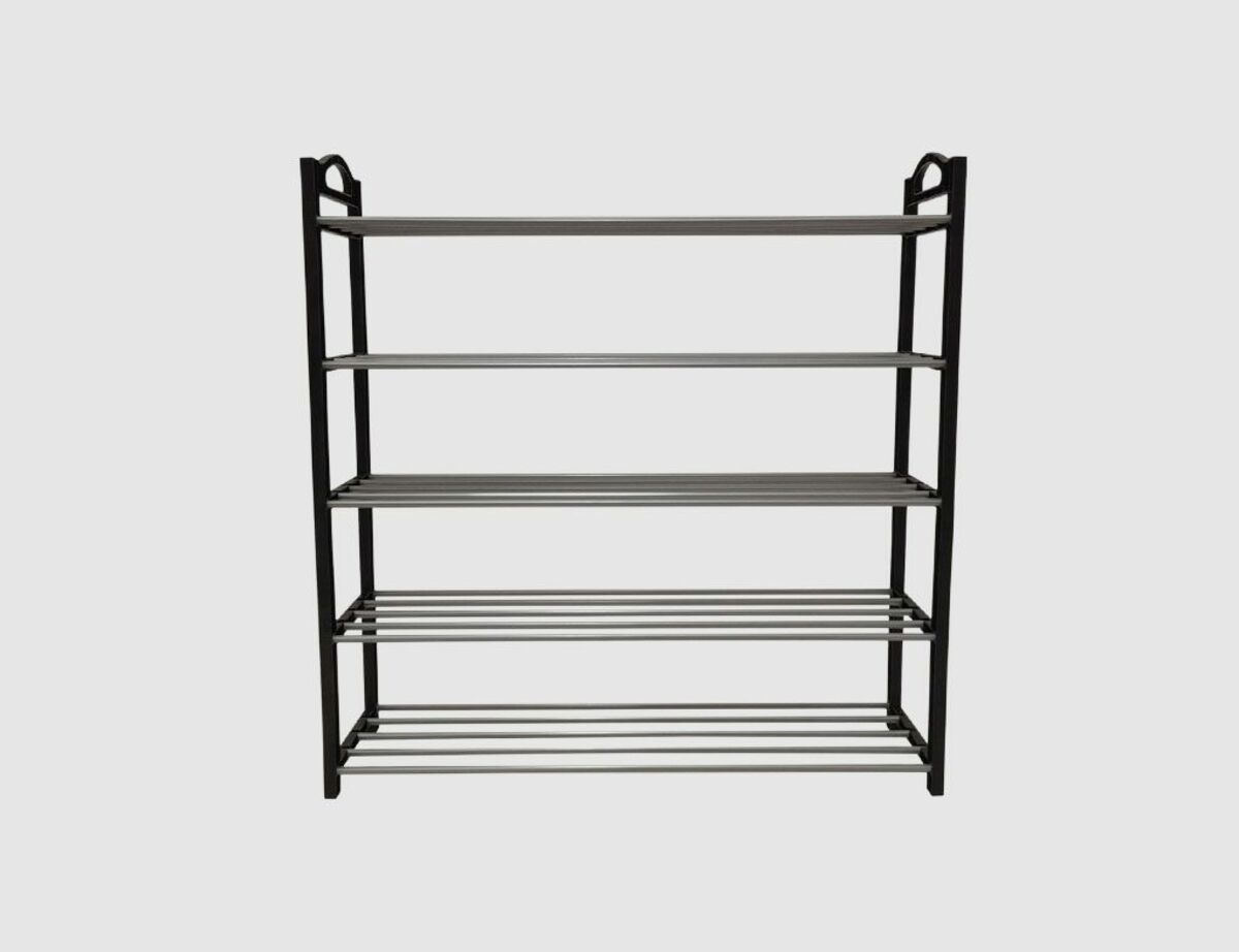 Bild 1 von Schuhregal 5 Ablagen Schwarz