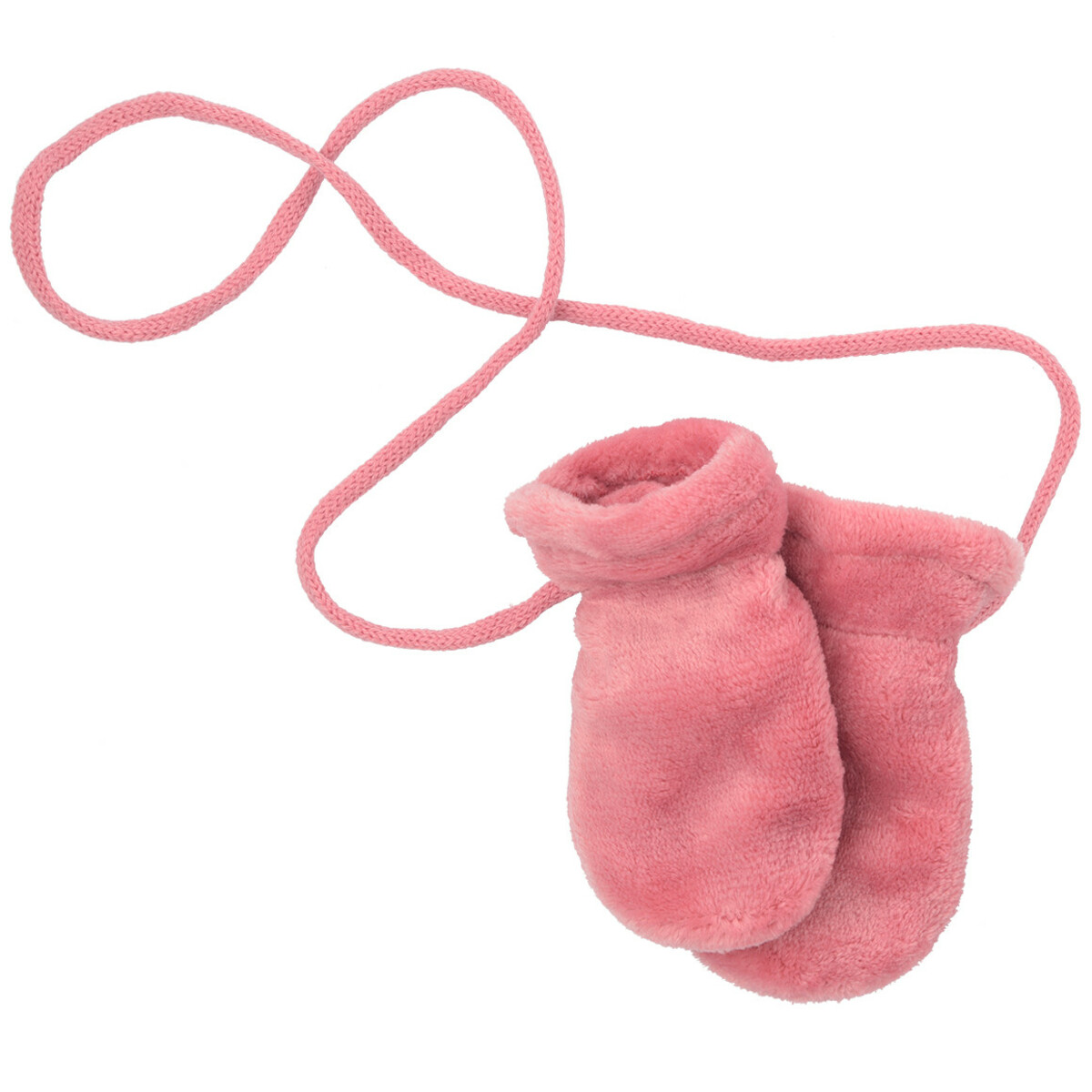 Bild 1 von Baby Fäustlinge mit Ärmelschnur ROSA