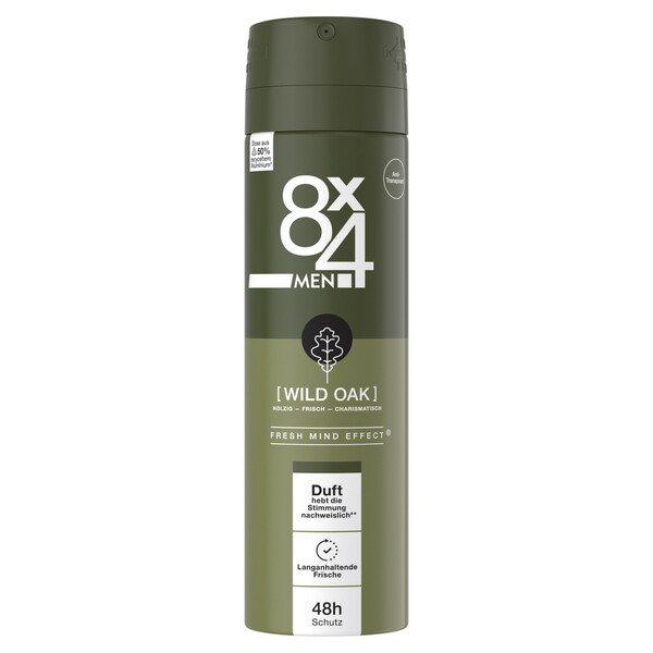 Bild 1 von 8x4 Deospray No.8 Wild Oak 150ML