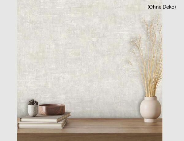 Bild 3 von Vliestapete Uni Silber