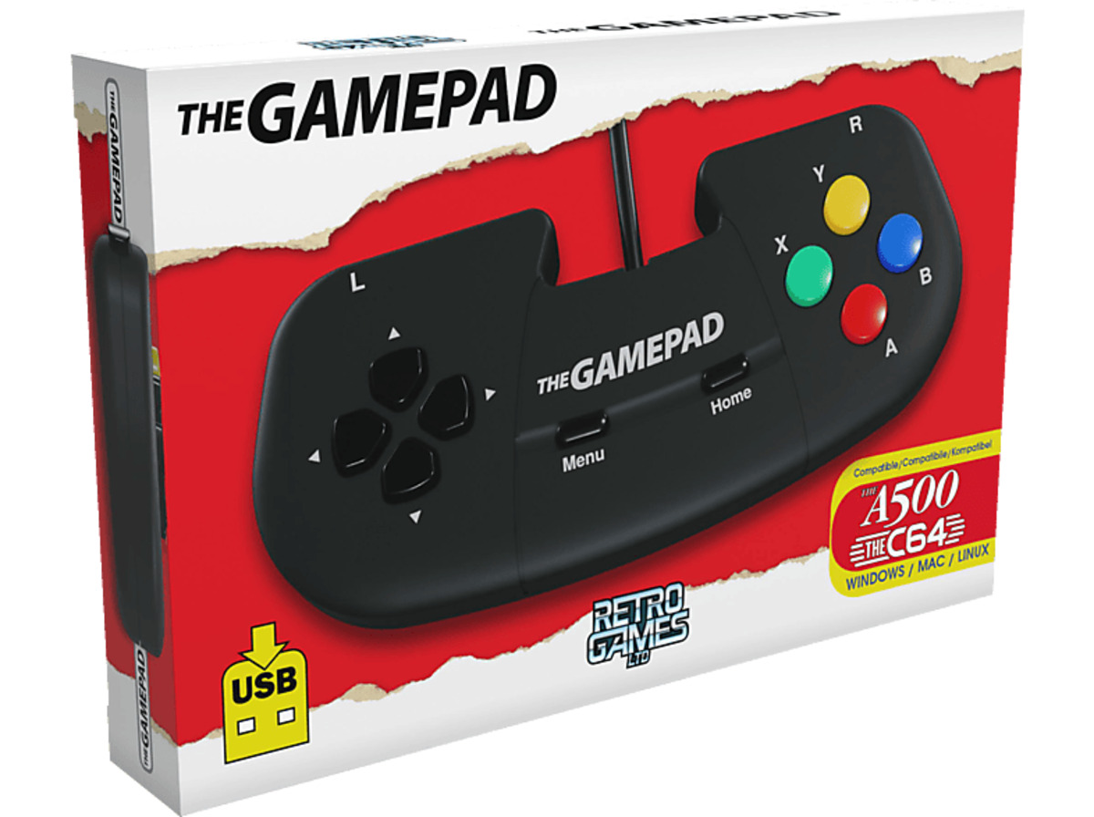 Bild 1 von PLAION (UE) The A500 Mini Joypad (Int), Gamepad, Schwarz/Mehrfarbig, Schwarz/Mehrfarbig