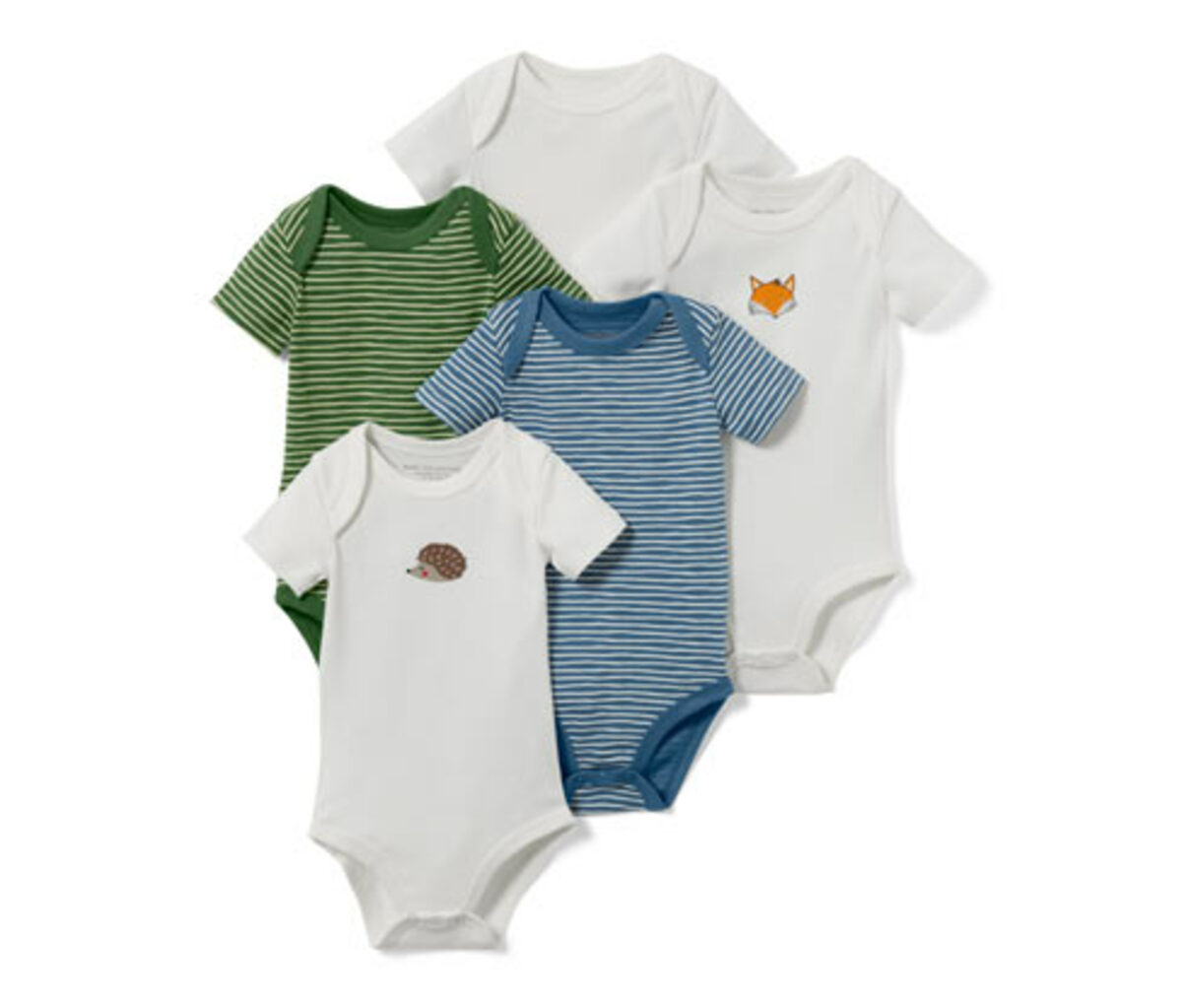 Bild 1 von 5 Baby-Bodys, Waldtiere