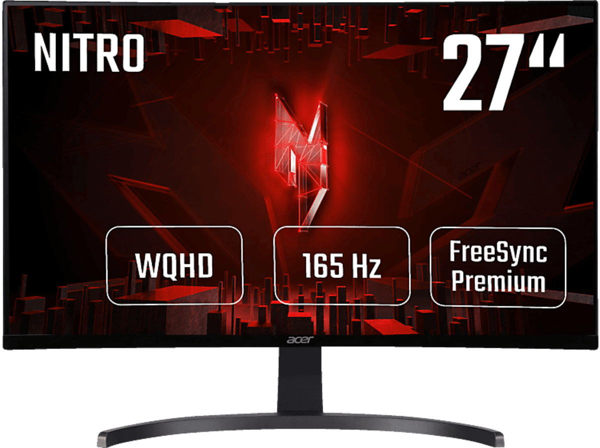 Bild 1 von ACER ED273UP 27 Zoll WQHD Gaming Monitor (1 ms Reaktionszeit, 165 Hz DisplayPort, 144Hz HDMI), Black
