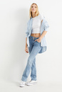 Bild 1 von C&A CLOCKHOUSE-Bootcut Jeans-Low Waist-LYCRA®, Blau, Größe: 34