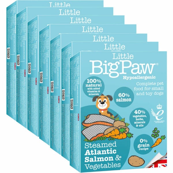 Bild 1 von Little Big Paw Hundefutter Lachs & Gemüse, 7er Pack