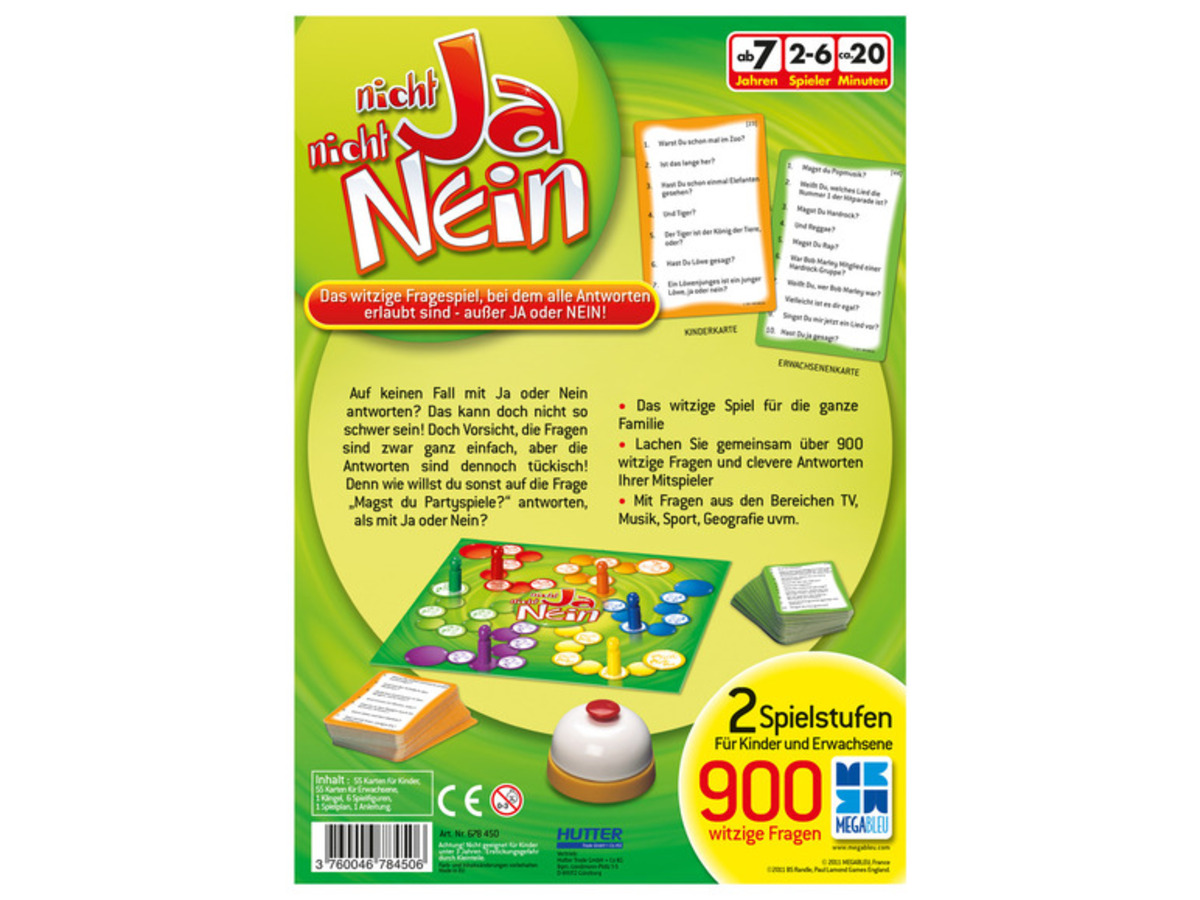 Bild 3 von Megableu Familienspiel »Nicht Ja Nicht Nein«