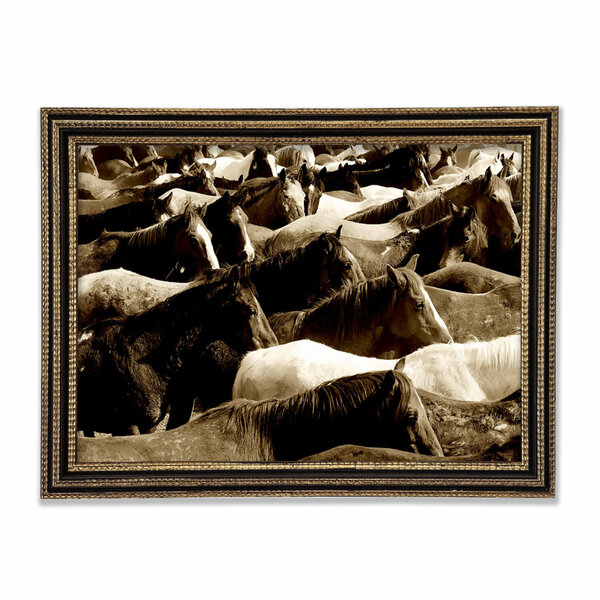 Bild 1 von Ozean aus Pferden - Einzelne Bilderrahmen Kunstdrucke