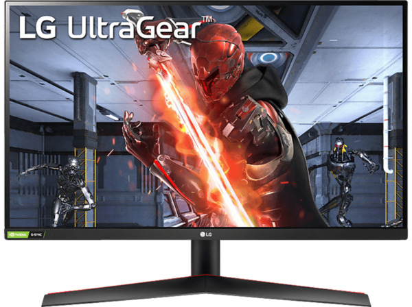 Bild 1 von LG 27GN800P-B UltraGear™ 27 Zoll HDR 4K Gaming Monitor (1 ms Reaktionszeit, 144 Hz), Farbe (Rückseite): Schwarz