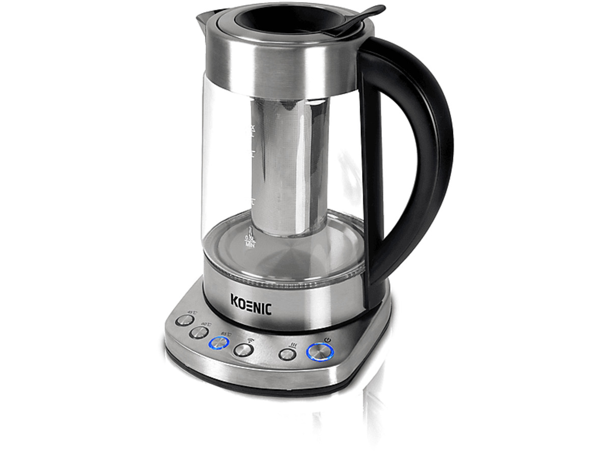 Bild 1 von KOENIC KTM 221723 M Wasserkocher/ Teekocher (2200 Watt , Silber), Silber