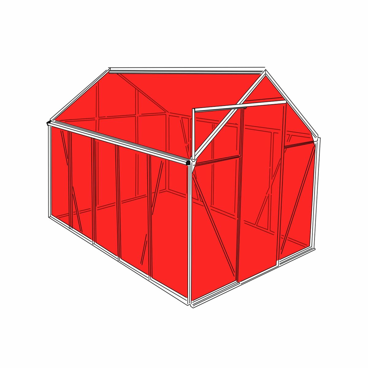 Bild 1 von Hohlkammerstegplatte für Gewächshaus