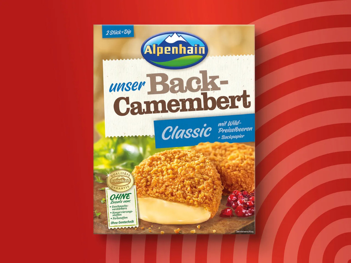 Bild 1 von Alpenhain Back-Camembert/-Mozzarella Sticks, 
         200 g