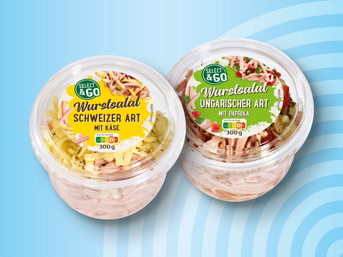 Bild 1 von Select & Go Wurstsalat im Becher, 
         300 g