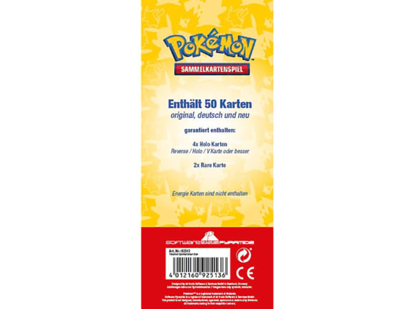 Bild 1 von SOFTWARE PYRAMIDE Pokémon Sammelkarten - 50 Karten, Mehrfarbig