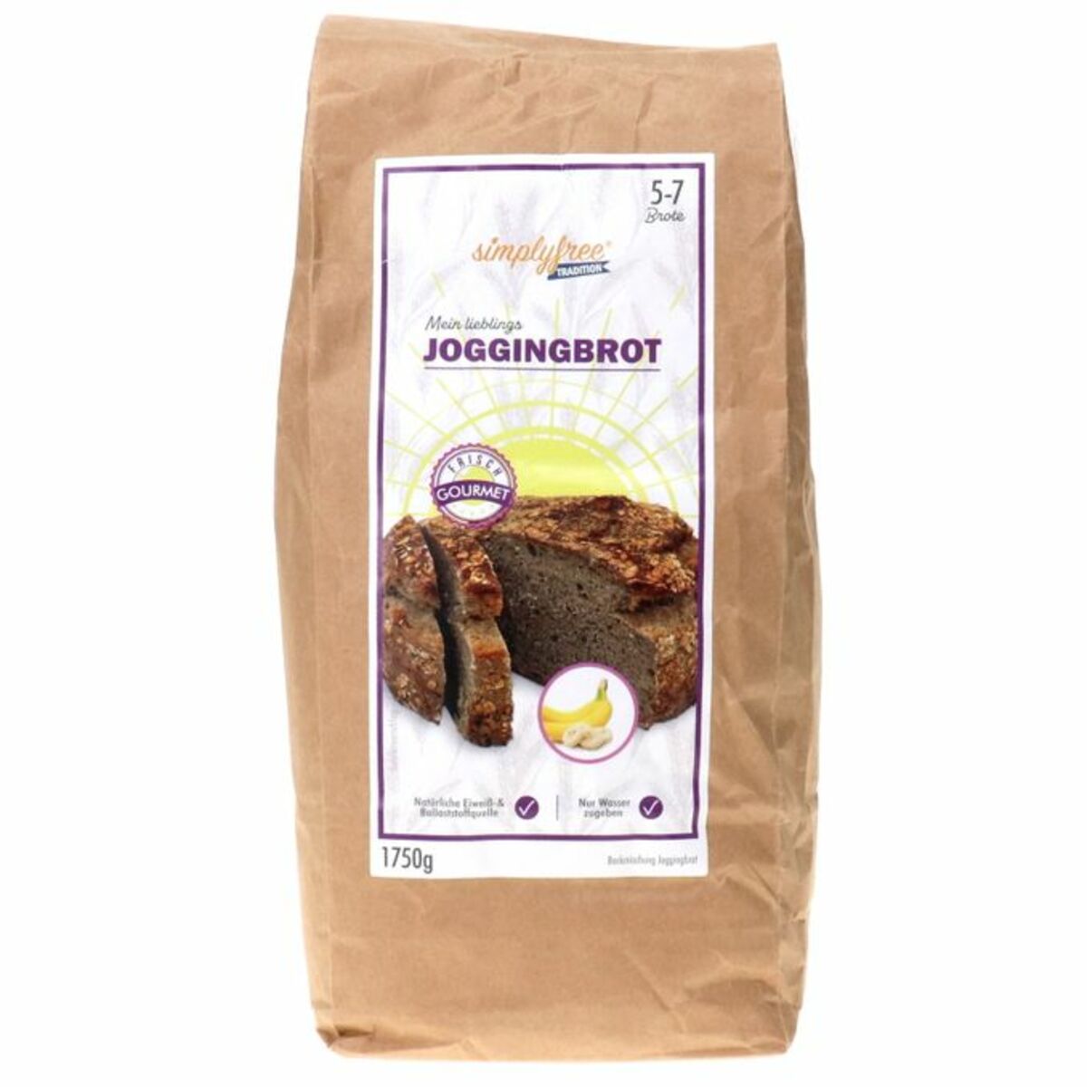 Bild 1 von simplyfree Backmischung Joggingbrot mit Urgetreide