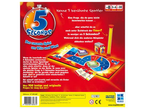 Bild 2 von Megableu Familienspiel »5 Seconds«