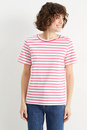 Bild 1 von C&A Basic-T-Shirt-gestreift, Pink, Größe: XS