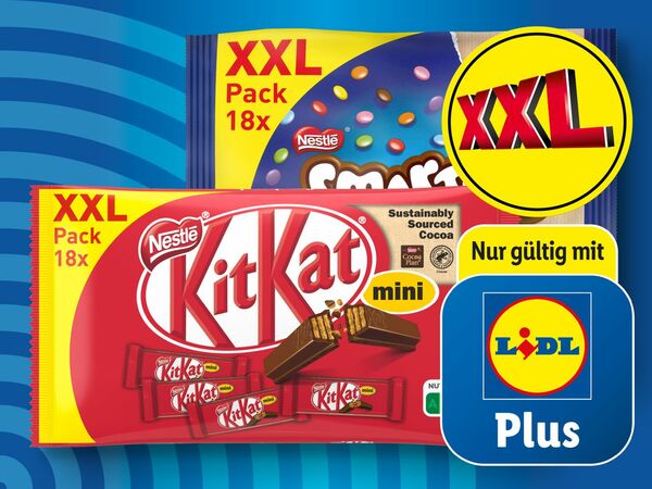 Bild 1 von Nestlé KitKat/Smarties Mini XXL Pack, 
         301/259 g