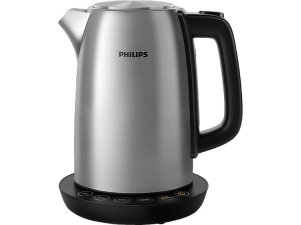 Bild 1 von PHILIPS HD9359/90 Avance 1.7 Liter, Temperatursteuerung, Wasserkocher, Metall/Schwarz, Metall/Schwarz