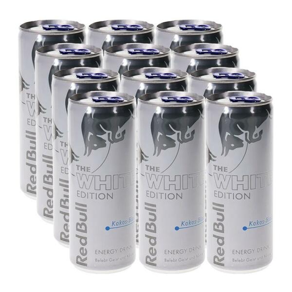 Bild 1 von Red Bull White Edition Kokos-Blaubeere, 12er Pack (EINWEG) zzgl. Pfand