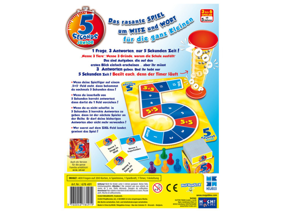 Bild 2 von Megableu Kinderspiel »5 Seconds Junior«