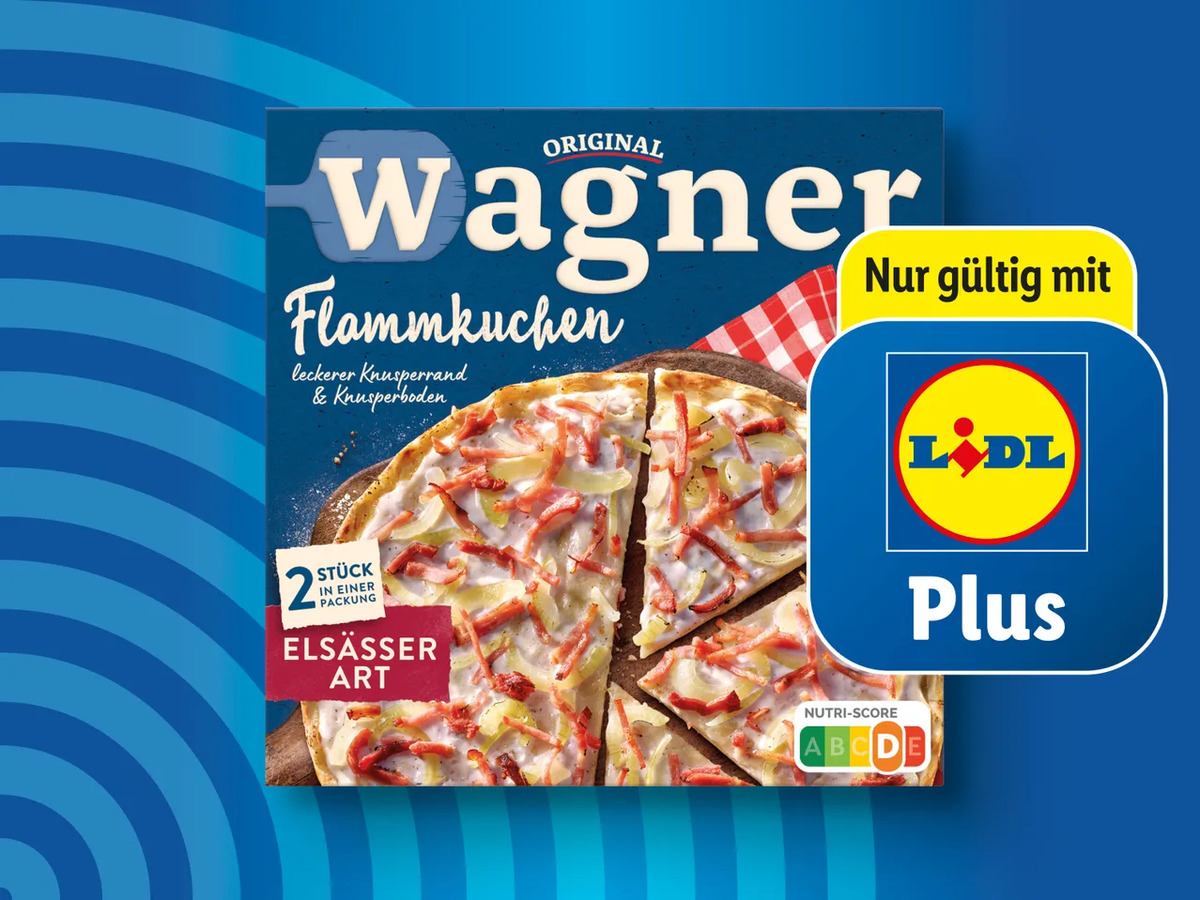 Bild 1 von Wagner Original Flammkuchen Elsässer Art, 
         2x 300 g