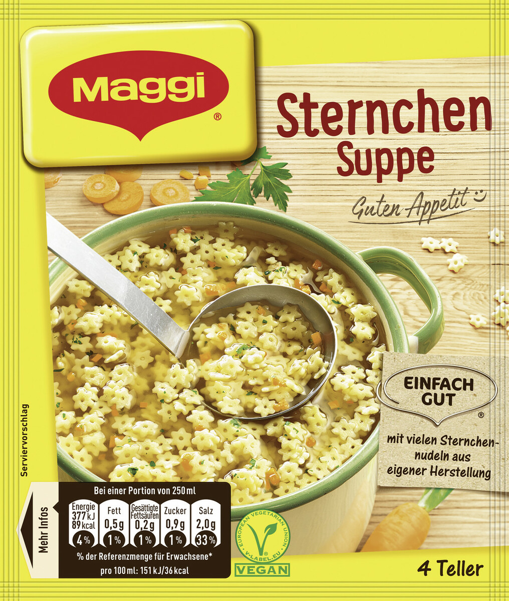 Bild 1 von Maggi Guten Appetit! Sternchen Suppe ergibt 1 ltr