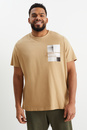 Bild 1 von C&A T-Shirt, Braun, Größe: 3XL