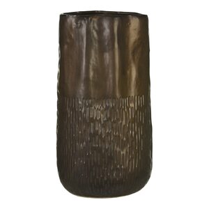 Vase GLOOMY ca.D18x36cm, schwarz