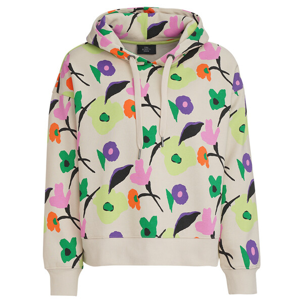 Bild 1 von Damen Sweatshirt mit buntem Blumen-Print CREME / BUNT