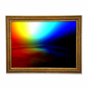 Gerahmtes Leinwandbild Colours Of The Rainbow