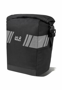 Jack Wolfskin Rack Bags Wasserdichte Gepäckträgertasche fürs Fahrrad one size schwarz flash black