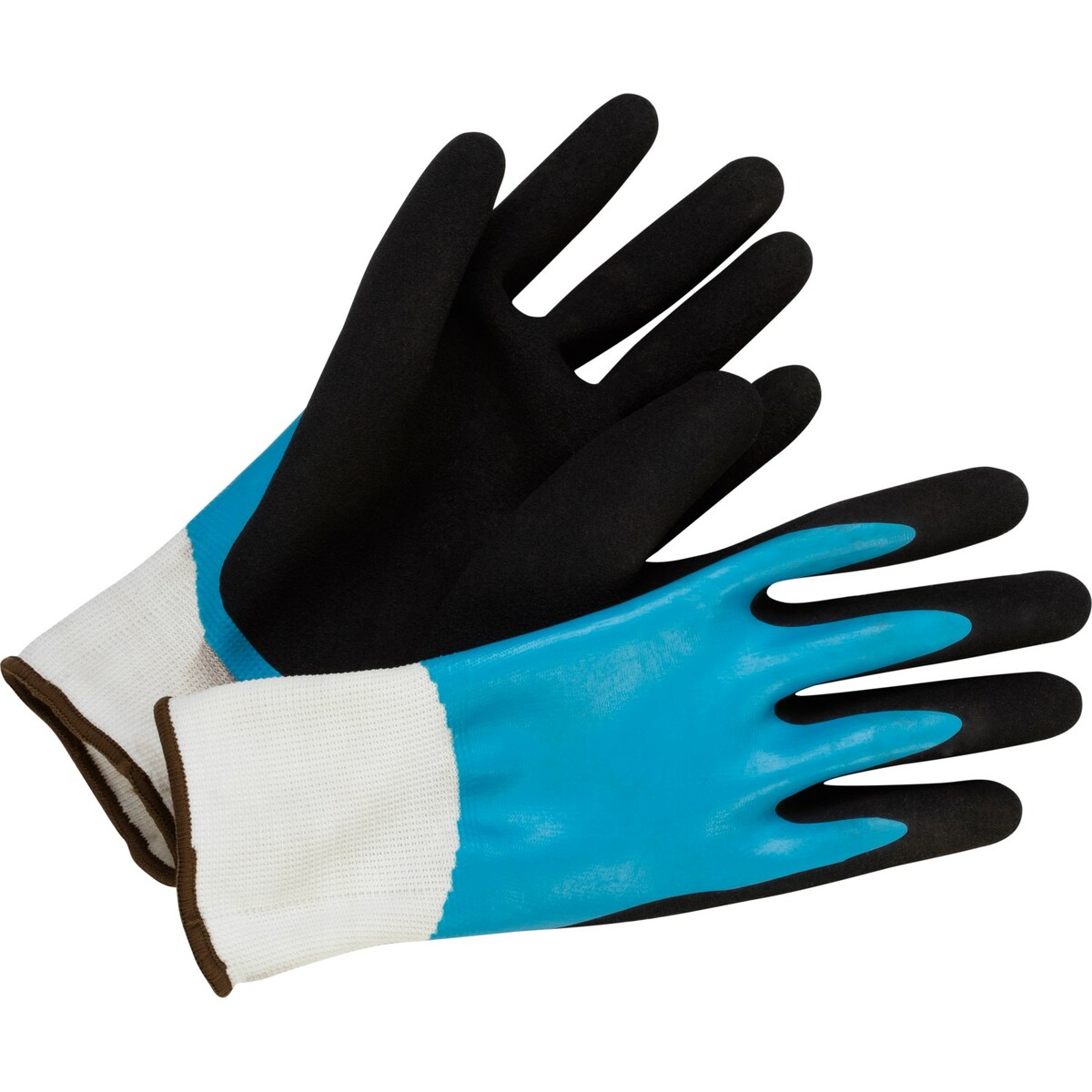 Bild 1 von Gartenhandschuh Nitril-Vollbeschichtung Blau-Schwarz Größe 9