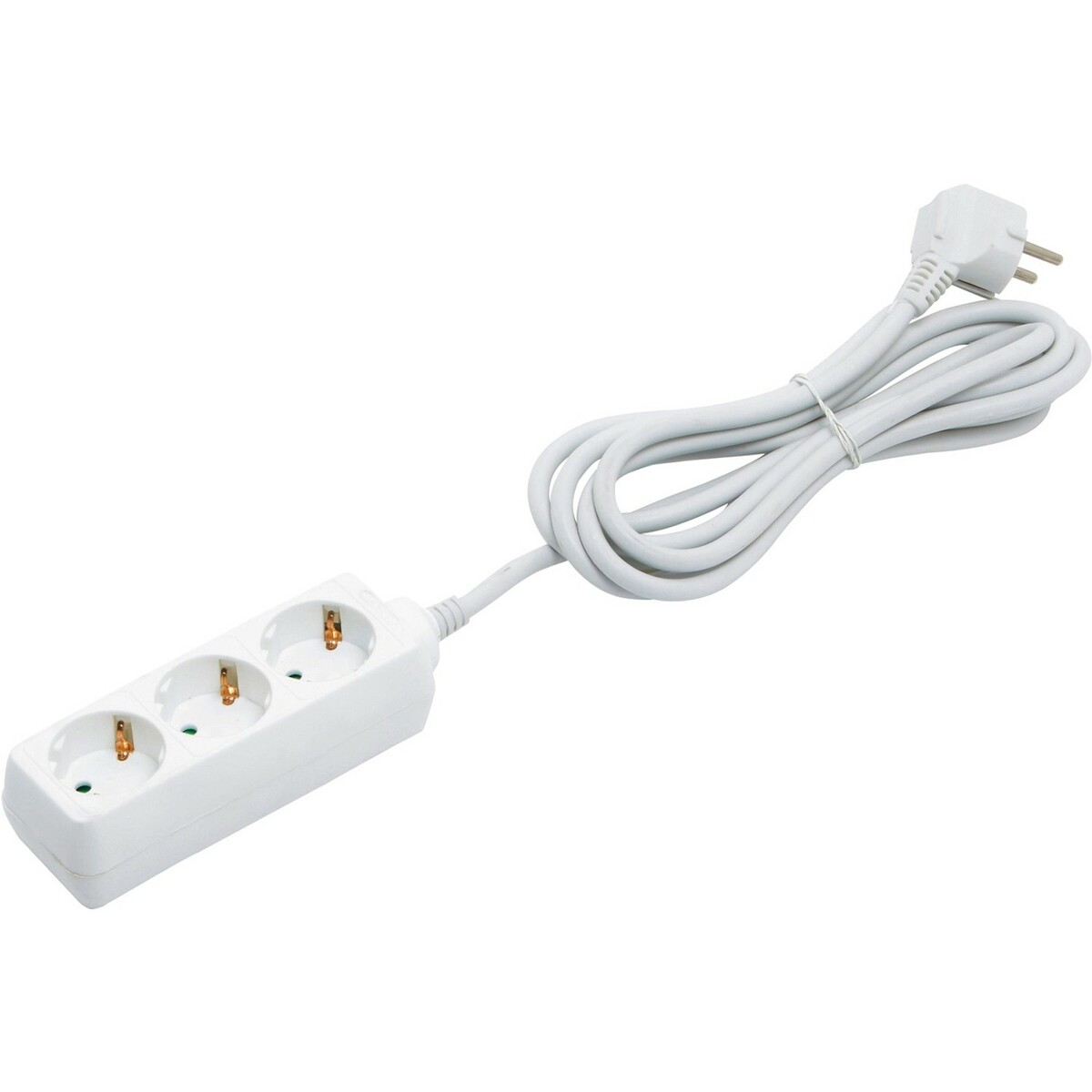 Bild 1 von Steckdosenleiste 3-fach Weiß 3 m
