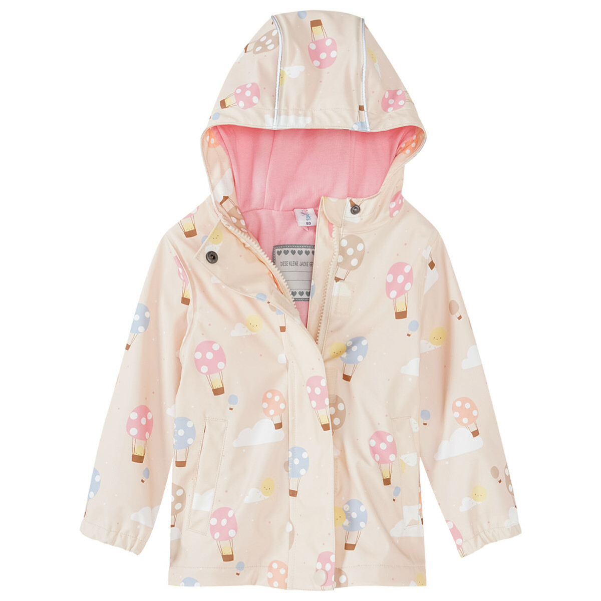 Bild 1 von Baby Regenjacke mit Ballon-Allover CREME