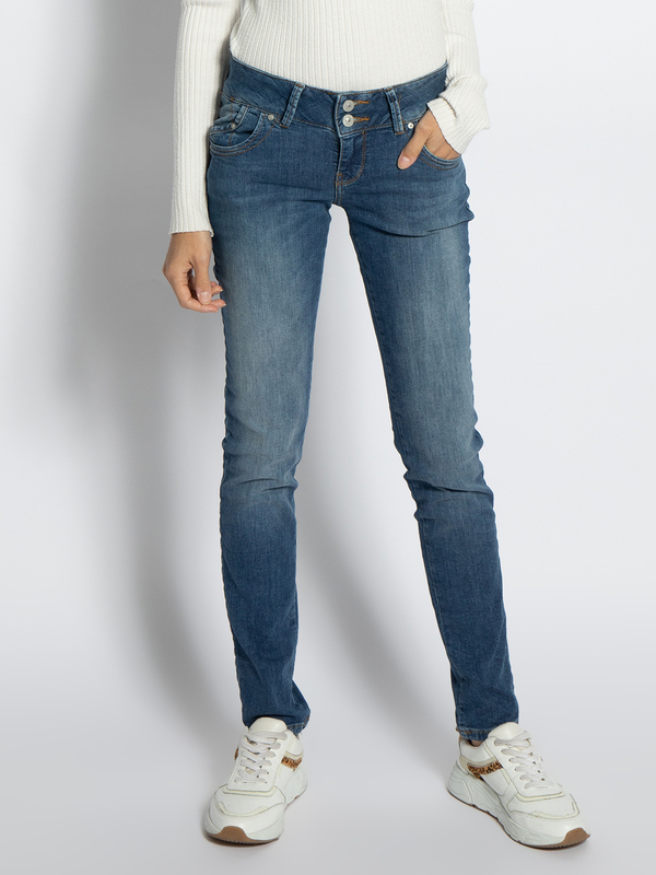 LTB Molly Jeans Mujer - Vaqueros Ajustados 5 Bolsillos 98% Algodón